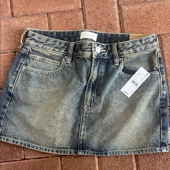 PacSun Blue Denim Mini Skirt - Picture 4 of 6